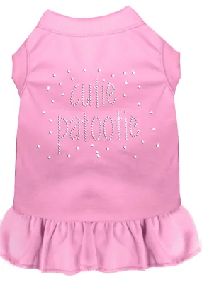 Rhinestone Cutie Patootie Dress Light Pink Med (12)